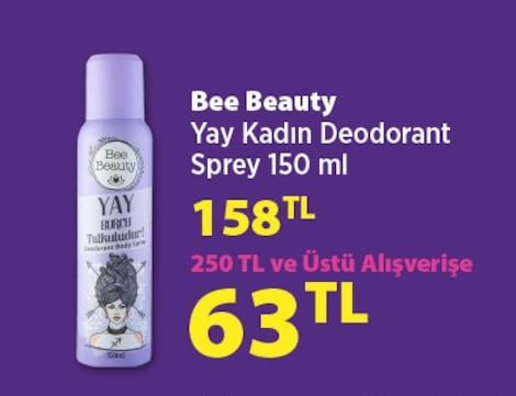 Bee Beauty Yay Kadın Deodorant Sprey 150 Ml