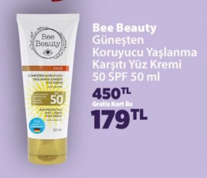 Bee Beauty Güneşten Koruyucu Yaşlanma Karşıtı Yüz Kremi 50 Spf 50 Ml