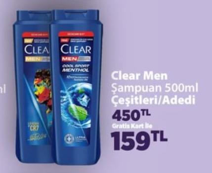 Clear Men Şampuan Çeşitleri/Adedi 500Ml