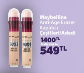 Maybelline Anti-Age Eraser Kapatici