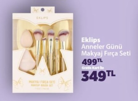 Eklips Anneler Günü Makyaj Fırça Seti