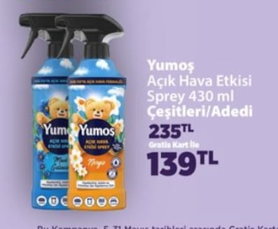 Yumos Açik Hava Etkisi Sprey 430 Ml