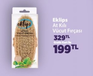 Eklips At Kili Vücut Firçasi