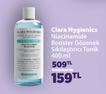 Clara Hygienics Niacinamide Booster Gözenek Sıkılaştırıcı Tonik 400 Ml