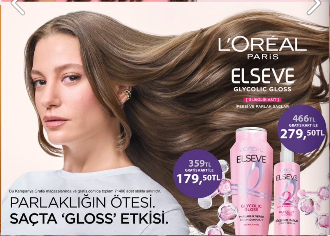 L'Oreal Paris Elseve Glycolic Gloss Şampuan 500Ml