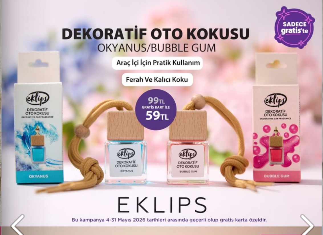 Eklips Dekoratif Oto Kokusu Okyanus/Bubble Gum