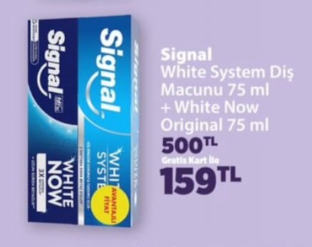 Signal White System Diş Macunu 75Ml + White Now Original 75Ml
