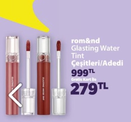 Rom&Nd Glastıng Water Tınt Çeşitleri