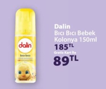 Dalin Bıcı Bıcı Bebek Kolonya 150Ml