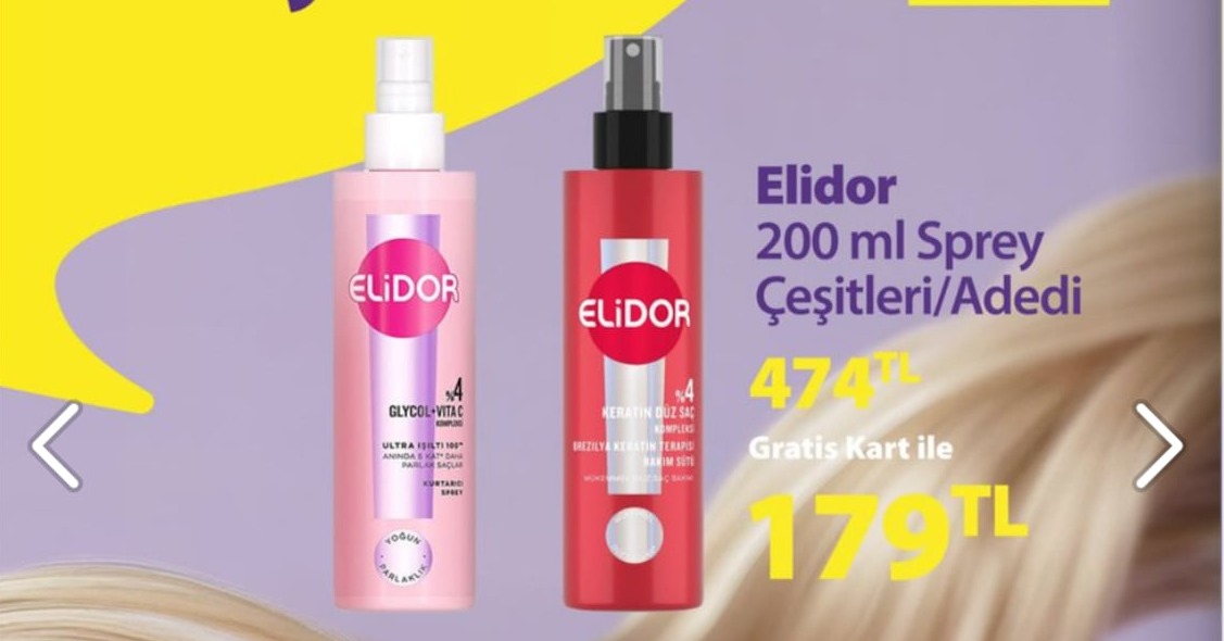Elidor 200 Ml Spreyçeşitleri/Adedi