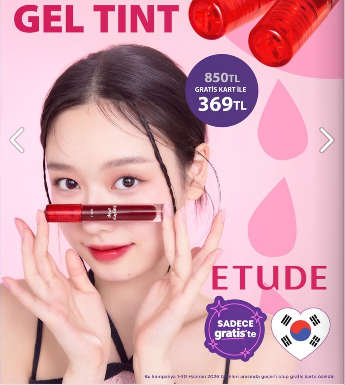 Etude Gerçek Jel Tint 1 Adet