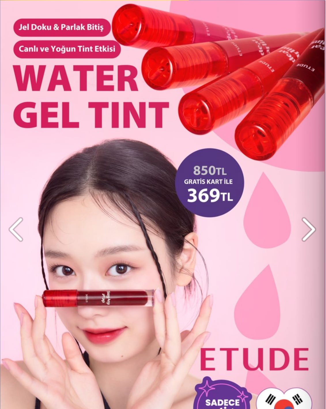 Etude Water Jel Tint 1 Adet
