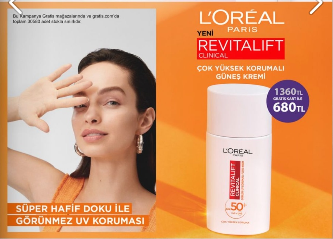 L'Oréal Paris Revitalift Clinical Çok Yüksek Korumalı Güneş Kremi