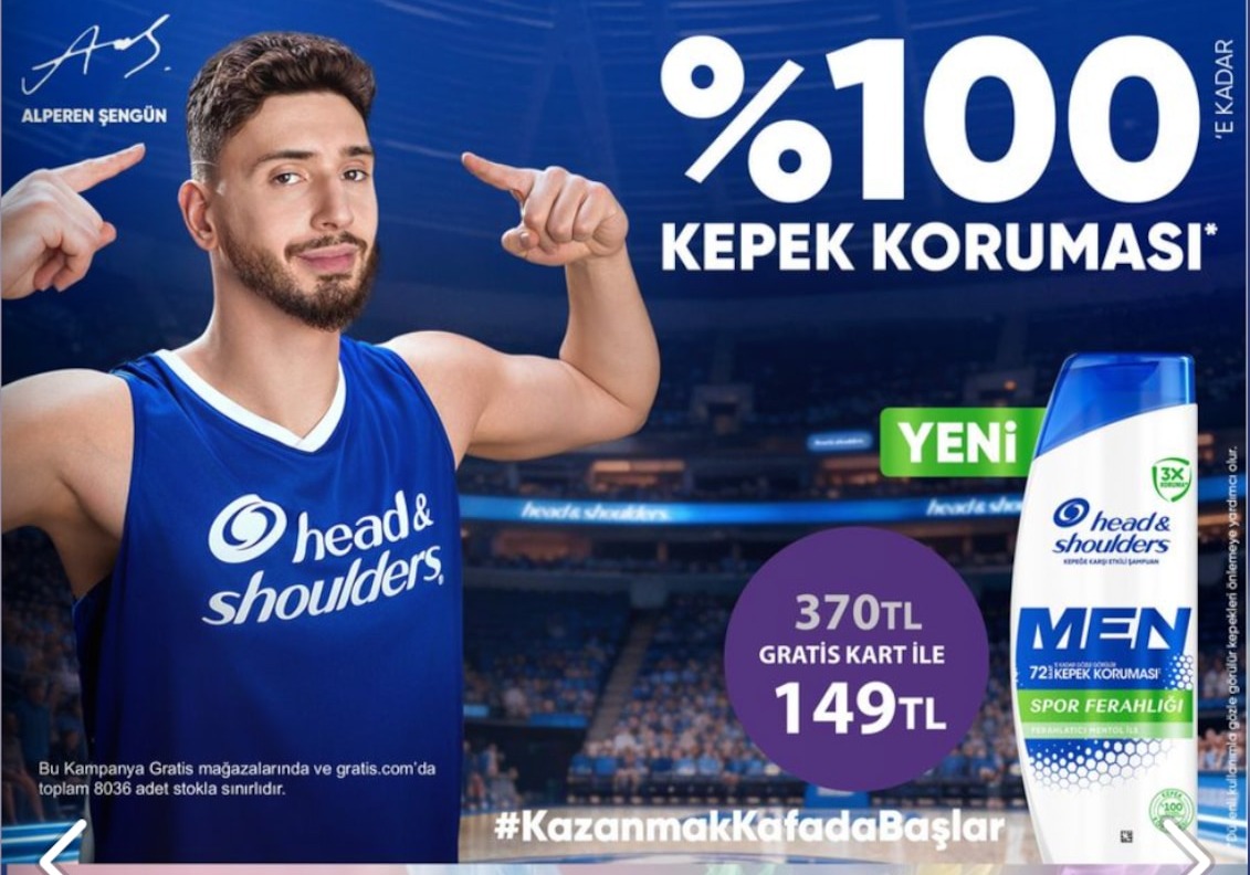 Head & Shoulders Men Spor Ferahlığı Kepek Şampuanı