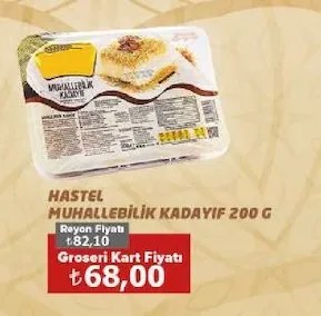 Hastel Muhallebi̇Li̇K Kadayif 200 G