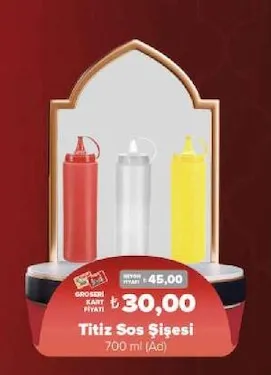 Titiz Sos Şişesi 700 Ml (Ad)