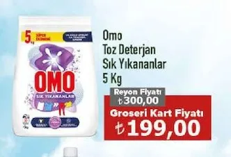 Omo Toz Deterjan Sık Yıkananlar 5 Kg