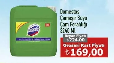 Domestos Çamaşır Suyu Çam Ferahlığı 3240 Ml