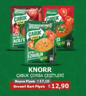 Knorr Çabuk Çorba Çeşitleri