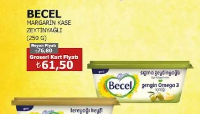 Becel Margarin Kase Zeytinyağlı (250 G)