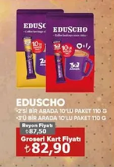 Eduscho *2'Si Bir Arada 10'Lu Paket 110 G*3'Ü Bir Arada 10'Lu Paket 110 G