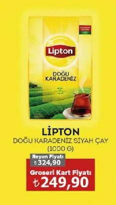 Lipton Doğu Karadeniz Siyah Çay (1000 G)