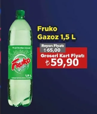 Fruko Gazoz 1,5 L