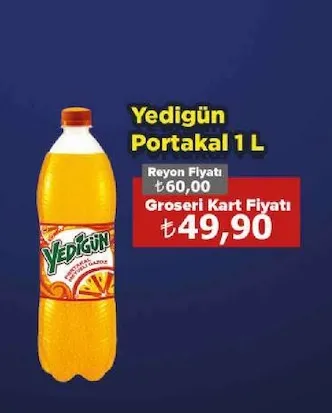 Yedigün Portakal 1 L