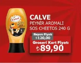 Calve Peynir Aromalı Sos Cheetos 240 G