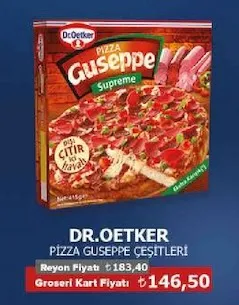 Dr.Oetker Pizza Guiseppe Çeşitleri