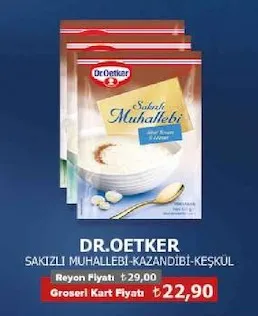 Dr.Oetker Sakızlı Muhallebi-Kazandibi-Keşkül