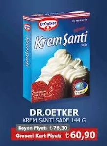 Dr.Oetker Krem Şanti Sade 144 G