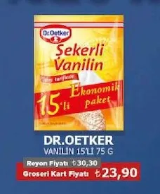 Dr.Oetker Vanilin 15'Li 75 G