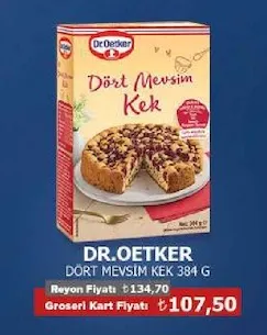 Dr.Oetker Dört Mevsim Kek 384 G