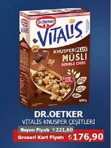 Dr.Oetker Vitalis Knusper Çeşitleri