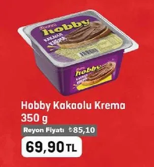 Hobby Kakaolu Krema 350 G