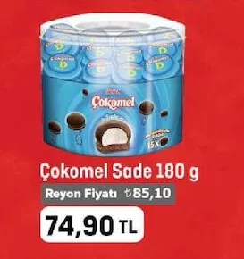 Çokomel Sade 180 G