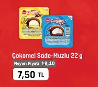 Çokomel Sade-Muzlu 22 G