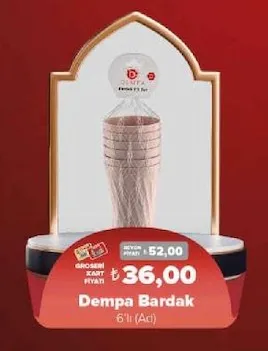 Dempa Bardak 6'Lı (Ad)