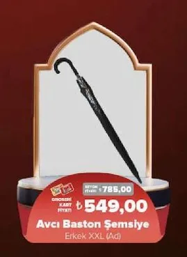 Avcı Baston Şemsiye Erkek Xxl (Ad)