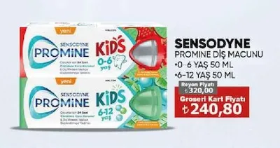 Sensodyne Promine Diş Macunu 0-6 Yaş 50 Ml