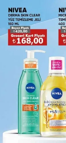 Nivea Derma Skin Clear Yüz Temizleme Jeli 150 Ml