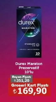 Durex Maraton Prezervatif 10'Lu