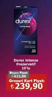 Durex Intense Prezervatif 10'Lu