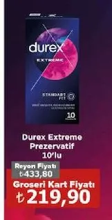 Durex Extreme Prezervatif 10'Lu