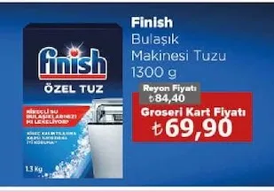 Finish Bulaşık Makinesi Tuzu 1300 G
