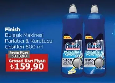 Finish Bulaşık Makinesi Parlatıcı & Kurutucu Çeşitleri 800 Ml