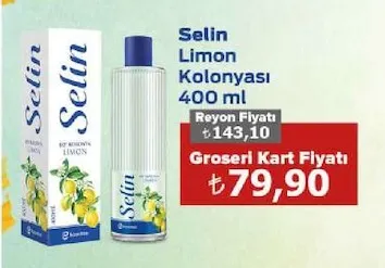 Selin Limon Kolonyası 400 Ml
