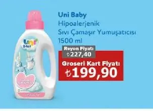 Uni Baby Hipoalerjenik Sıvı Çamaşır Yumuşatıcısı 1500 Ml