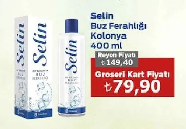 Selin Buz Ferahlığı Kolonya 400 Ml
